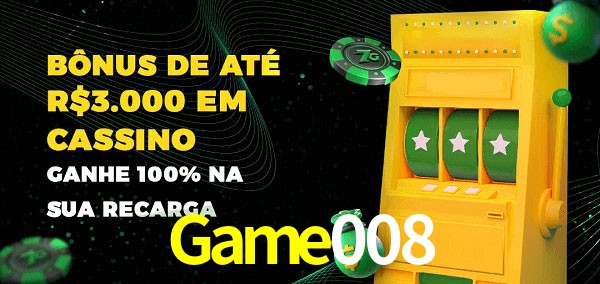 Game008 melhor bônus de depósito